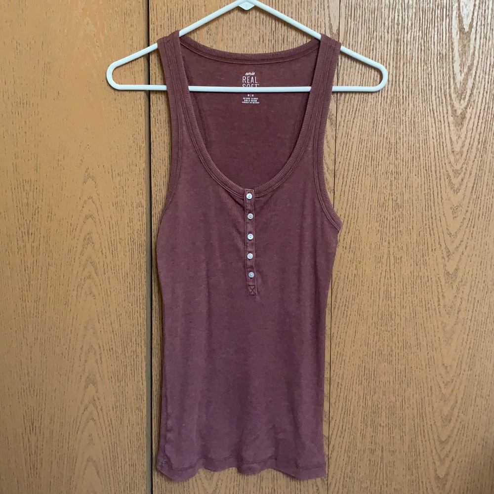 Aerie Henley Tank Top
